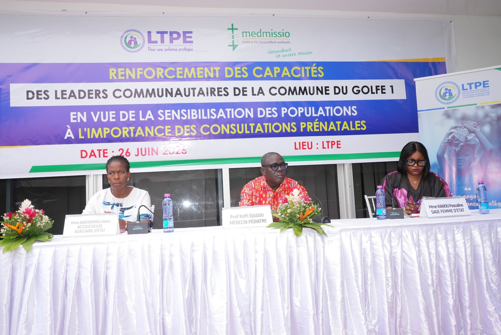Golfe 1 : la LTPE renforce les acteurs communautaires pour promouvoir les consultations prénatales